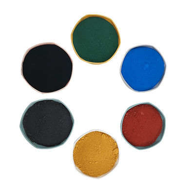 Versorgung mit Eisenoxid Rot/Schwarz/Grün/Gelb/Blau Pulverpigment mit CAS-Nr. 1309-37-1