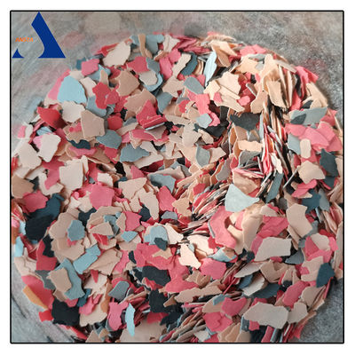 Sprühen Anwendungsmethode Vinyl Flake Chips Epoxy-Bodenflocken in gemischten oder festen Farben