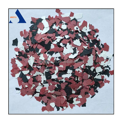 Innenarchitektur 3-5mm Vinyl Flakes Komposit-Gesteinssplitter mit Epoxigel
