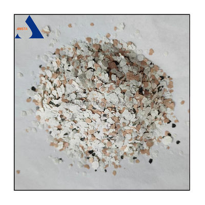 Mehrfarbige Mica-Flocken für Fußboden-Flocken Farbe verschiedene Farbflocken