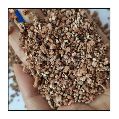 Freie Asbest Goldfarbe 3-6 mm Vermikulith für Landwirtschaft und Gartenbau