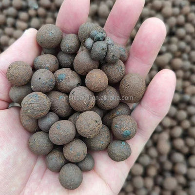 Chemische Zusammensetzung Fe2O3 Kugelaggregat Leichtgewicht Expandierte Leca-Ton Isolierung