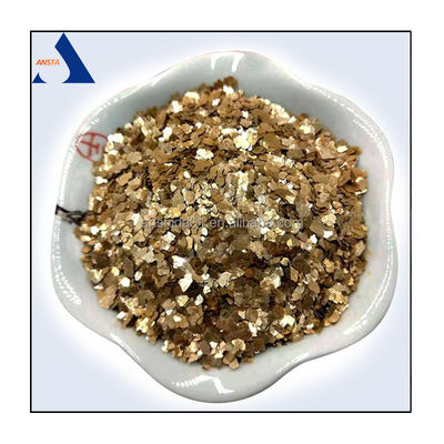 1-3 mm 2-4 mm Phlogopit Mica Flakes 20 Mesh Gold Flakes 40 Mesh Verkalkte Mica Flakes