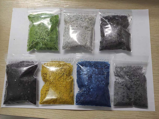 Fabriklieferung 1-3 mm gefärbte Mica-Flocken für Epoxigelöfter 25 kg/Tasche
